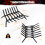Costway Heavy-Duty Fireplace Grate Log Holder Raised Height Fire Pit W/ Steel Bars 2