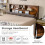 Casart Double Platform Bed Frame Upholstered Slat Bed W/ Storage Headboard 4