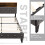 Casart Double Platform Bed Frame Upholstered Slat Bed W/ Storage Headboard 6