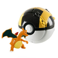 (Charizard & Ultra Ball) Pokemon Ball POP Throw Poke Balls Pikachu Cosplay Fun Toys Pokeball Kids Gift UK