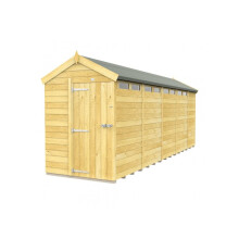 Apex Security Shed 5ft x 19ft Single Door Fast & Free 2-5 Days Nationwide Delivery