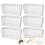 MonsterShop Gabion Baskets Garden Mesh Outdoor Cages Wire Stone / 100 x 50 x 30cm / 6 Pack 33