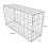 MonsterShop Gabion Baskets Garden Mesh Outdoor Cages Wire Stone / 100 x 50 x 30cm / 6 Pack 39