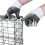 MonsterShop Gabion Baskets Garden Mesh Outdoor Cages Wire Stone / 100 x 50 x 30cm / 6 Pack 46