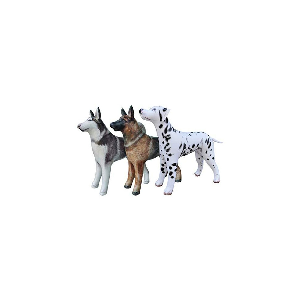 Jet Creations Dog Inflatable Animals 3 Packgreat For Pool, Party Decoration, Birthday By An-3Dogs, Multi