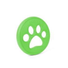 (Paw Green) Indestructible Frisbee Ring Dog Toys