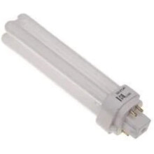 Osram Dulux DE 13w 4 Pin 827 Very Warm White (2700k) Compact Fluorescent Lamp, Glass, G24q-1, 13W