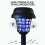 2Pcs Solar Powered LED Light Mosquito Pest Bug Garden Zapper Insect Killer Lamp 3