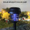 2Pcs Solar Powered LED Light Mosquito Pest Bug Garden Zapper Insect Killer Lamp 6