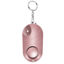 (Pink, Standard) Personal Alarm Emergency 120-130Db Safe Sound Alarm Keychain Led Flashlight