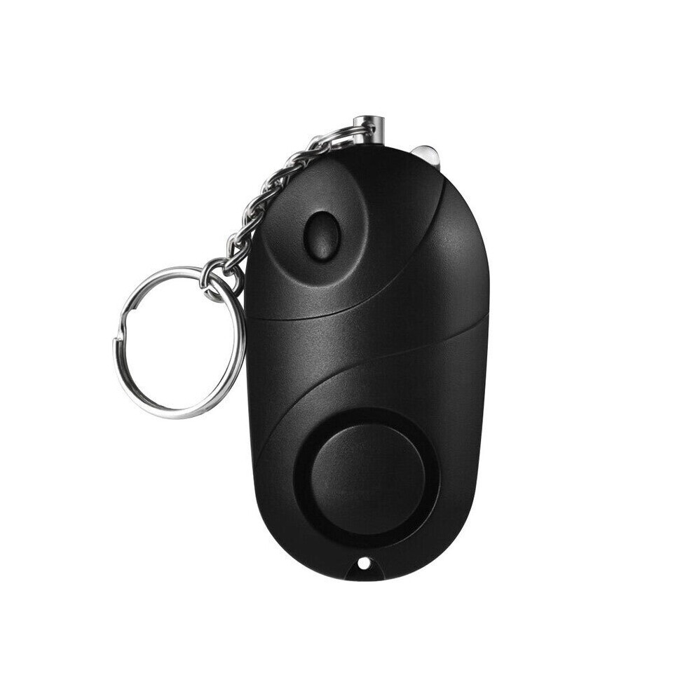 (Black, Standard) Personal Alarm Emergency 120-130Db Safe Sound Alarm Keychain Led Flashlight 631978067360
