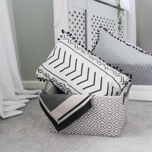 JVL Argyle Rectangular Paper Storage Basket 2