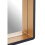 Premier Housewares Premier Housewares Large Black Wall Mirror with Gold Edge 4