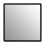 Premier Housewares Premier Housewares Large Black Wall Mirror with Gold Edge 1