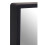 Premier Housewares Premier Housewares Large Black Wall Mirror with Gold Edge 3