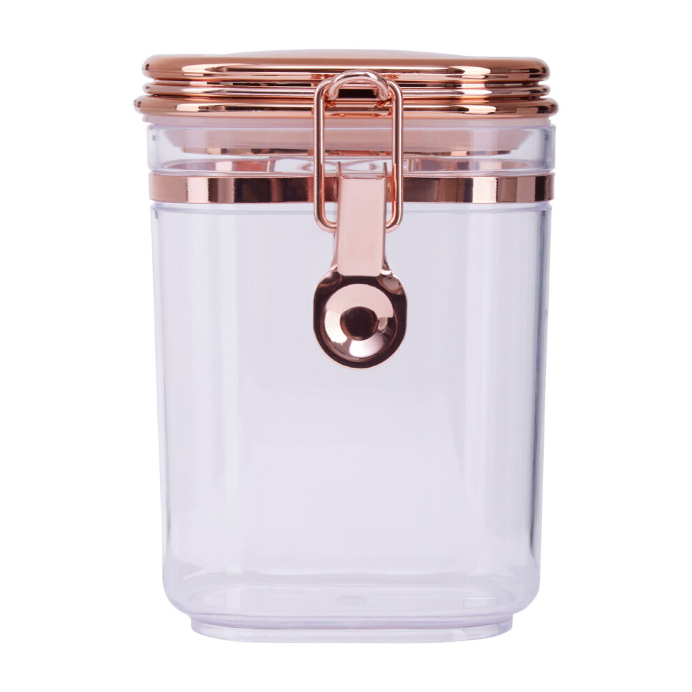 Premier Housewares Gozo Canister With Copper Lid - 0.50Ltr