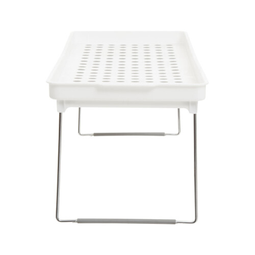 Premier Housewares Adjustable White And Grey Cabinet Racks, Stylish Racks For Kitchen, Durable Robust Racks For Kitchen 2
