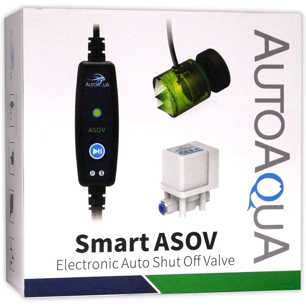AutoAQUA Smart ASOV (Auto Shut-Off Valve) for Aquarium Reverse Osmosis Units