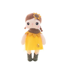 (Sunflower) 33cm MeToo Princess Doll Super Soft Plush Toy Stuffed Doll Bunny Flower Girl