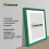(A3 Pic (A2 Frame)) Green Picture Frame / LW Style Wall Art Frame / Modern Photo Frames With White Mount 10
