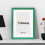 (A3 Pic (A2 Frame)) Green Picture Frame / LW Style Wall Art Frame / Modern Photo Frames With White Mount 13