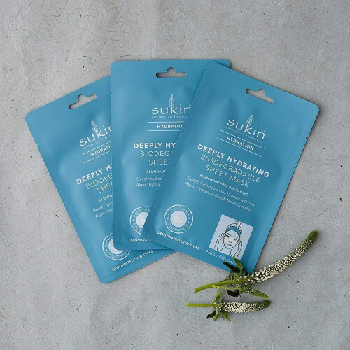 Sukin Sukin Hydration Deeply Hydrayting Biodegradable Sheet Mask, 25 ml 1