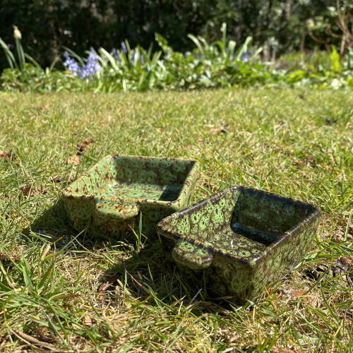Selections Ceramic Hedgehog Food & Water Dish Set 1