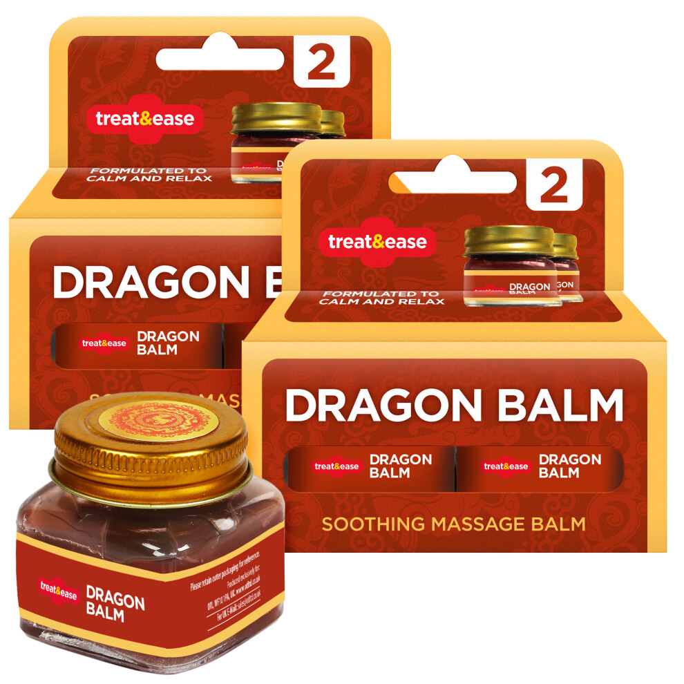 4pk Dragon Balm Red Massage Rub (72g) Muscle Pain Relief