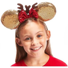 Minnie Mouse Festive Reindeer Ears Headband For Kids Girls Fancy