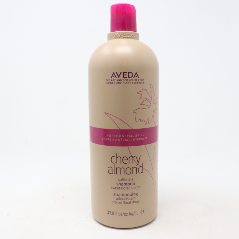 Aveda Cherry Almond Softening Shampoo  33.8oz/1L New