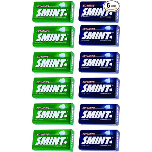 Smint Smint Mixed Tin, 6 Peppermint & 6 Spearmint