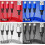 (Red) Fast USB Charging Cable Universal 3 in 1 Multi Function Cell Phone Cord Charger 12