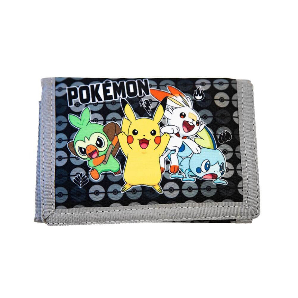 Children's Pokemon Character Tri-Fold Wallet