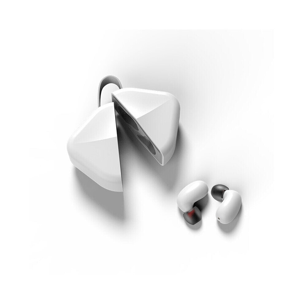 (White) Mini Tws Wireless Bluetooth 5.0 Stereo Hifi Sport Noise Reduction In-Ear Earbuds Earphone With Charging Case With Mic White 6112212043820