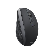 Logitech MX Anywhere 2S - Mouse - laser - 7 buttons - wireless - Bluetooth, 2.4 GHz - USB wireless receiver - graphite