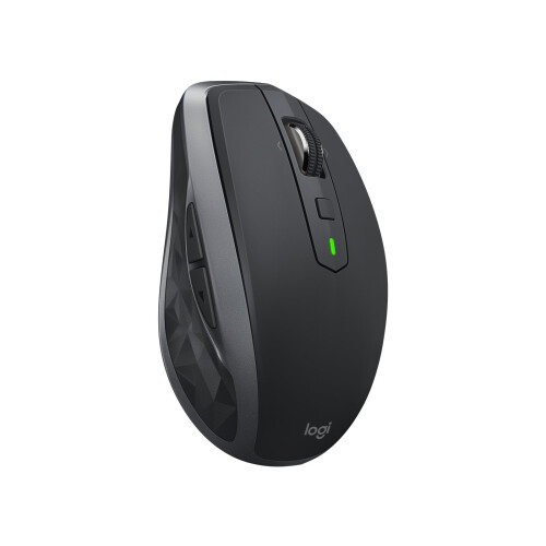 Logitech Logitech MX Anywhere 2S - Mouse - laser - 7 buttons - wireless - Bluetooth, 2.4 GHz - USB wireless receiver - graphite
