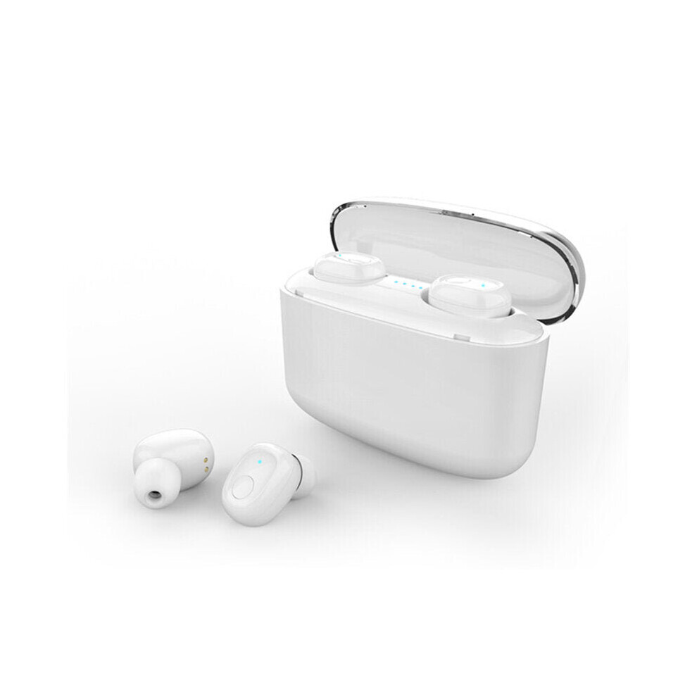 (White) Tws Bluetooth 5.0 Earphone Lossless Cvc8.0 Noise Cancelling Heavy Bass Smart Touch 2000Mah Headphone With Mic White 6112212045008