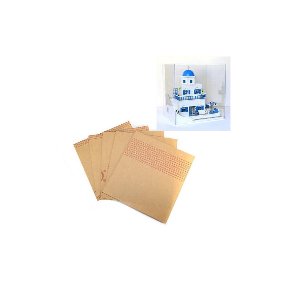 DIY Transparent Display Box Dust-proof Cover The Santorini Island