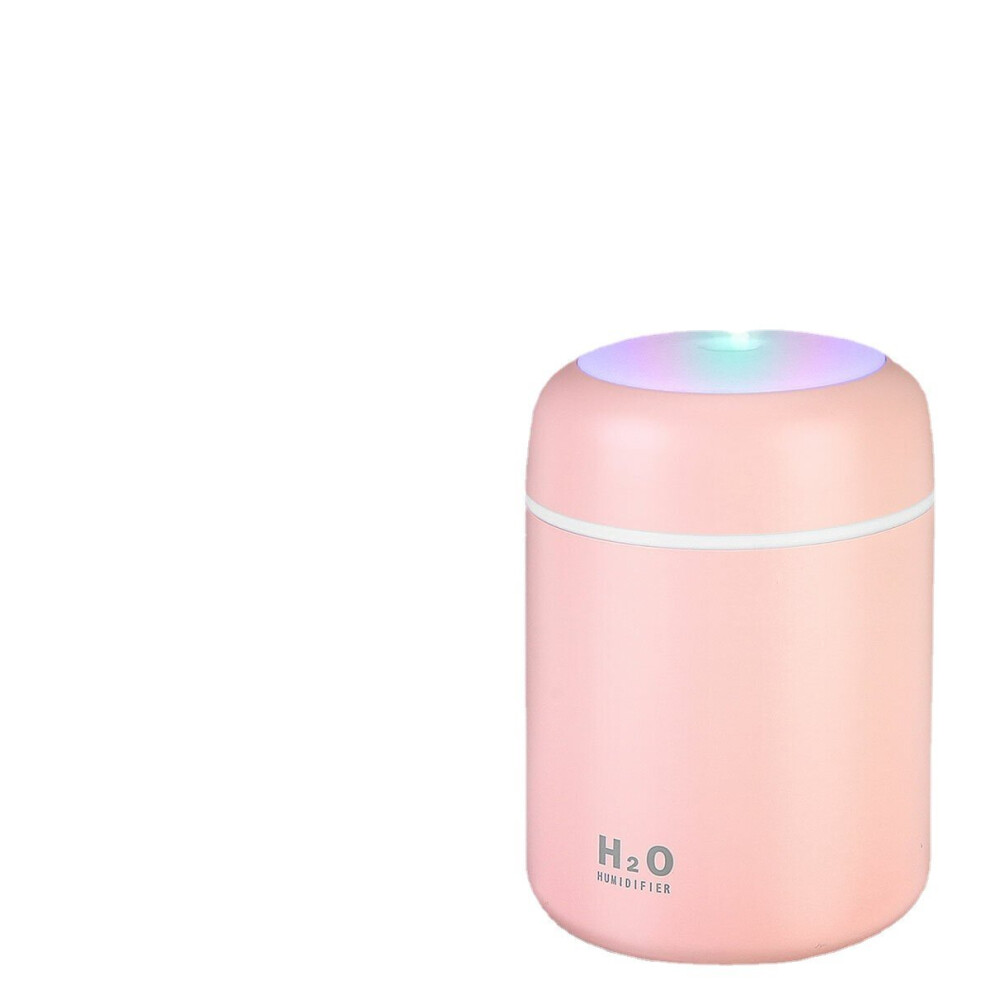 (Pink) 300ml Ultrasonic Electric Air Aroma Diffuser Humidifier 2 Modes LED Night Light for Home Office
