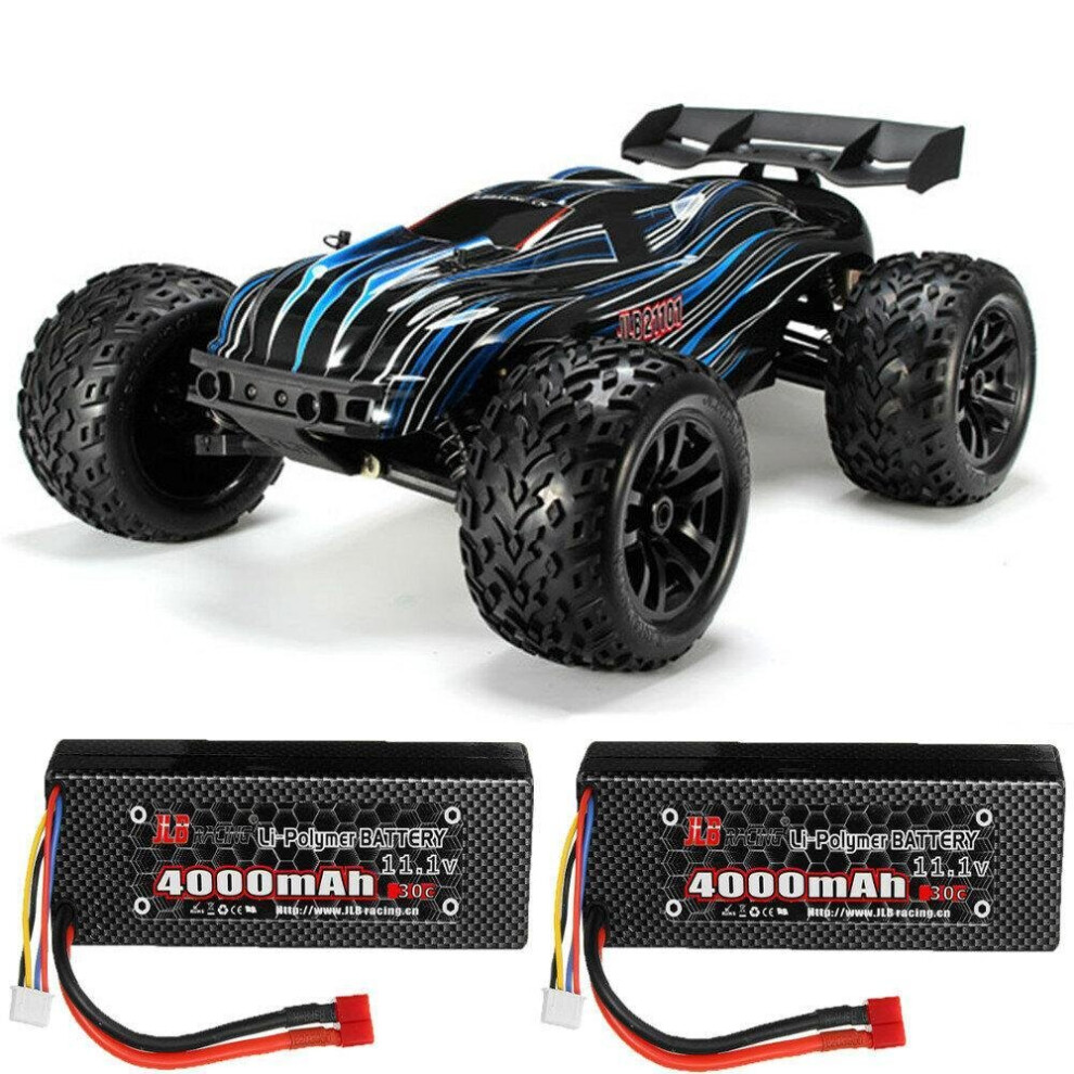 Battery 120A Upgraded 2.4G 4WD 80km/h Brushless RC Car Truggy 21101 RTR Model