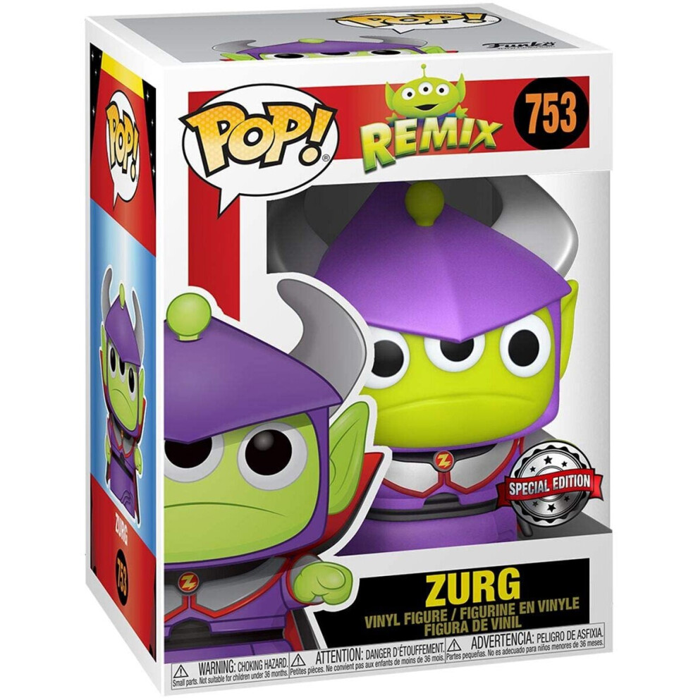 Disney Toy Story Alien As Zurg (Metallic) Vinyl Figure 753 Unisex Funko Pop! Standard, vinyl,