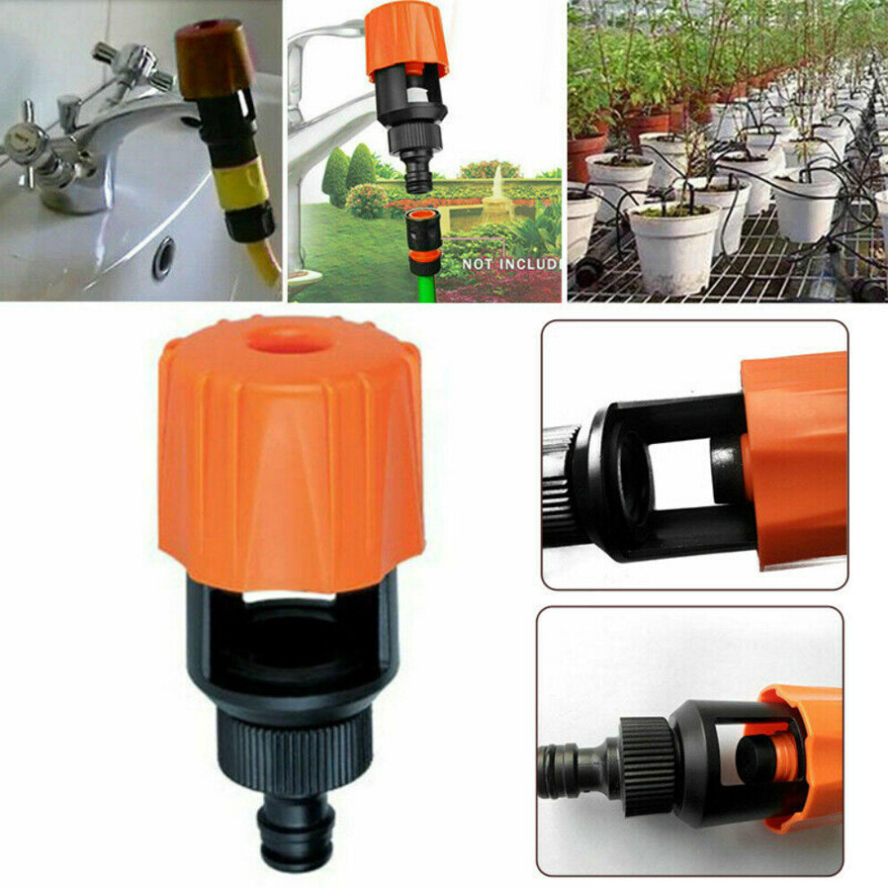 (A-Orange) Universal Kitchen Mixer Tap Garden Watering Irrigation Hose Pipe Connector Faucet Adapter