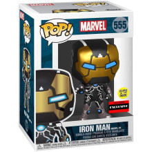 Funko Pop! Marvel 80th Anniversary - Iron Man Model 39 Bobble-Head (Glow in the Dark)