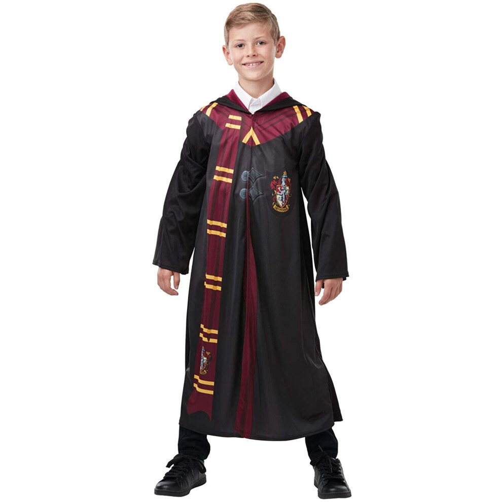 Rubies Rubie's Official Harry Potter Gryffindor Printed Classic Robe, Childs Costume