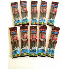 Dr Moo Quick Milk Magic Sipper Chocolate Flavour Sipper Straws 10 x Pack (50 Straws)