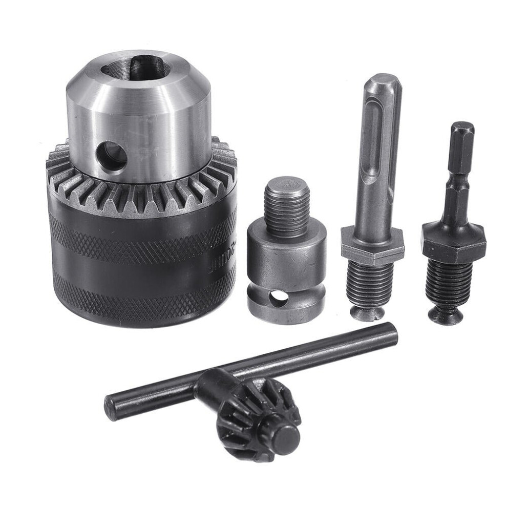 5Pcs 3-16Mm Drill Chuck Set 1/2-20Unf Thread Drill Adapter Changed Impact Wrench Into Eletric Drill 6112211908571