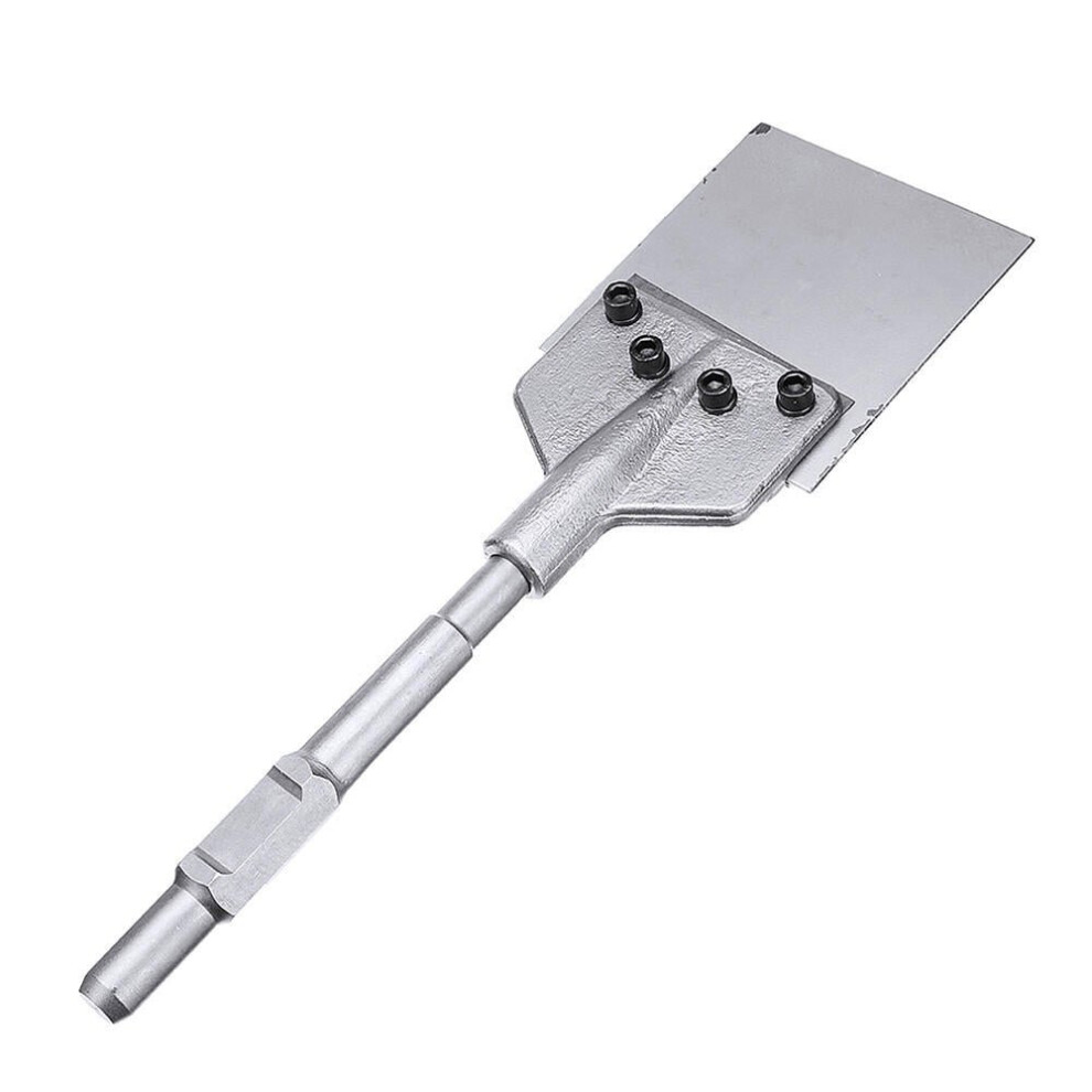(Type #2:2 holes 65A-30*520*130mm) Hammer Breaker Spade Cutter Chisel Extra Wide Pointed Chisel Tipped for 65/95 Hammer Drill
