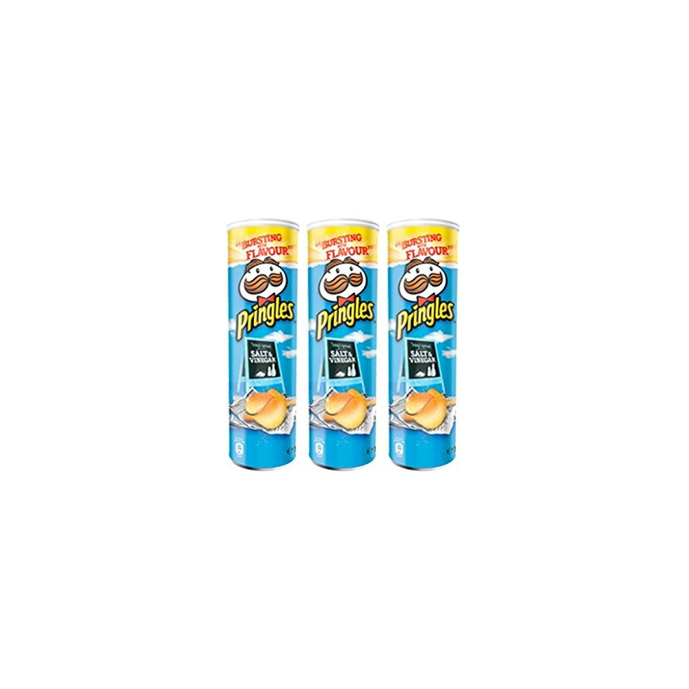 Pringles - Salt & Vinegar - 165 G - [Pack De 3]