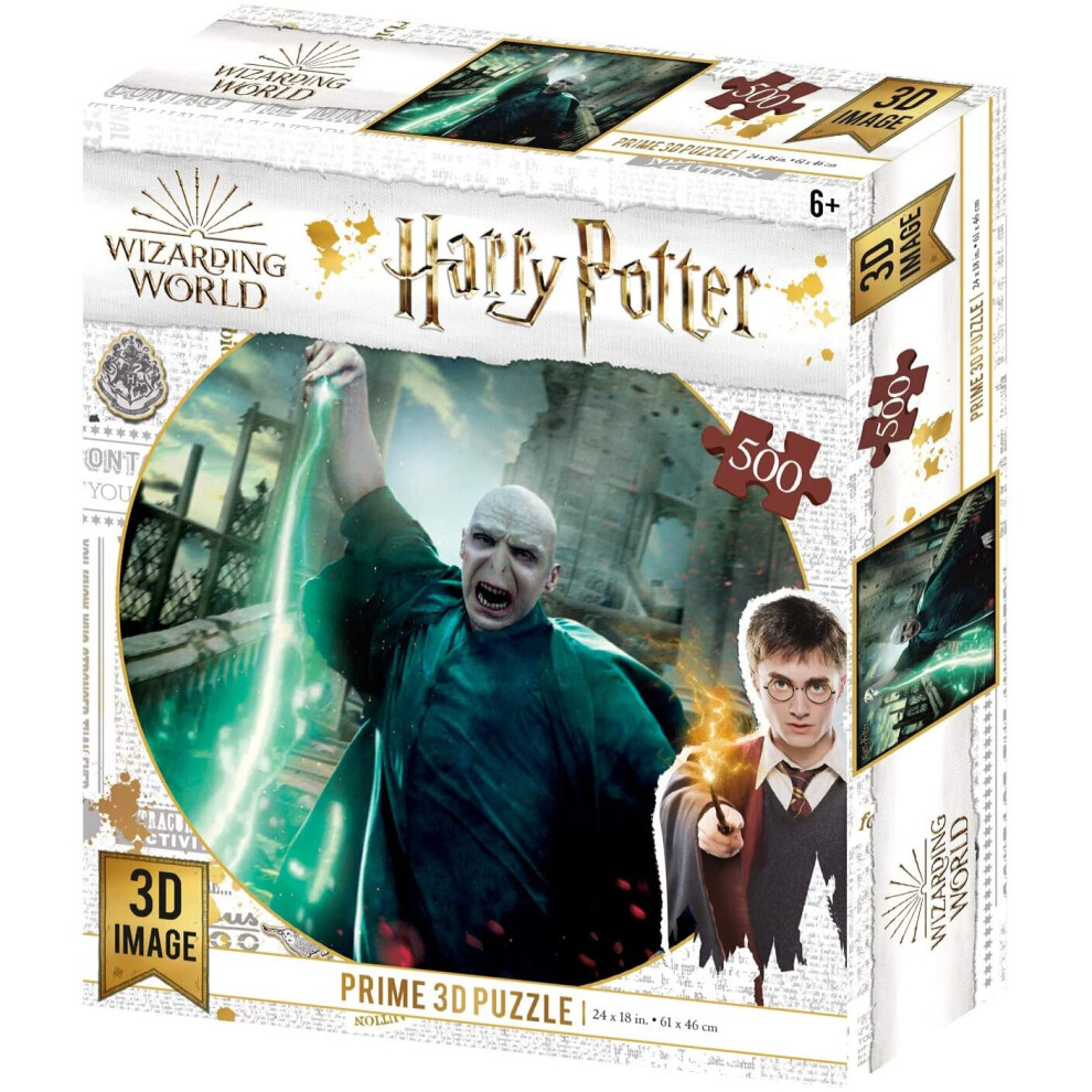 Harry Potter HP32560 3D Effect 500 Piece Voldemort Puzzle