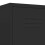 VidaXL vidaXL Locker Cabinet Black Steel Storage Office Furniture Cabinet Organiser 5